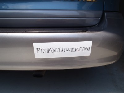 Finfollower Sticker