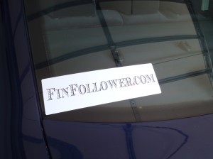 Finfollower Sticker