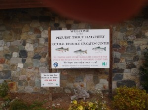 Sign at Pequest Trout Hatchery