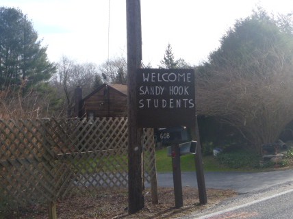 Welcome Sign by road