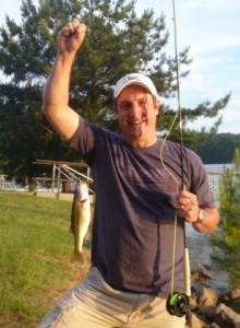lake lanier, bass, fly fishing, poppers