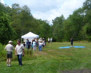 Casting contest, Catskill Museum of Fly Fishing Summerfest 2013