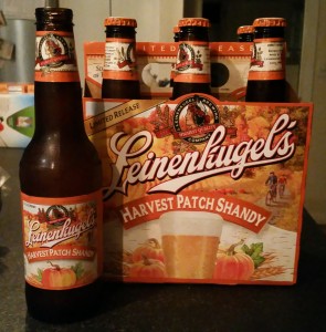 Leinenkugel, Harvest Patch Shandy, pumpkin ale, beer review, ale review, finfollower