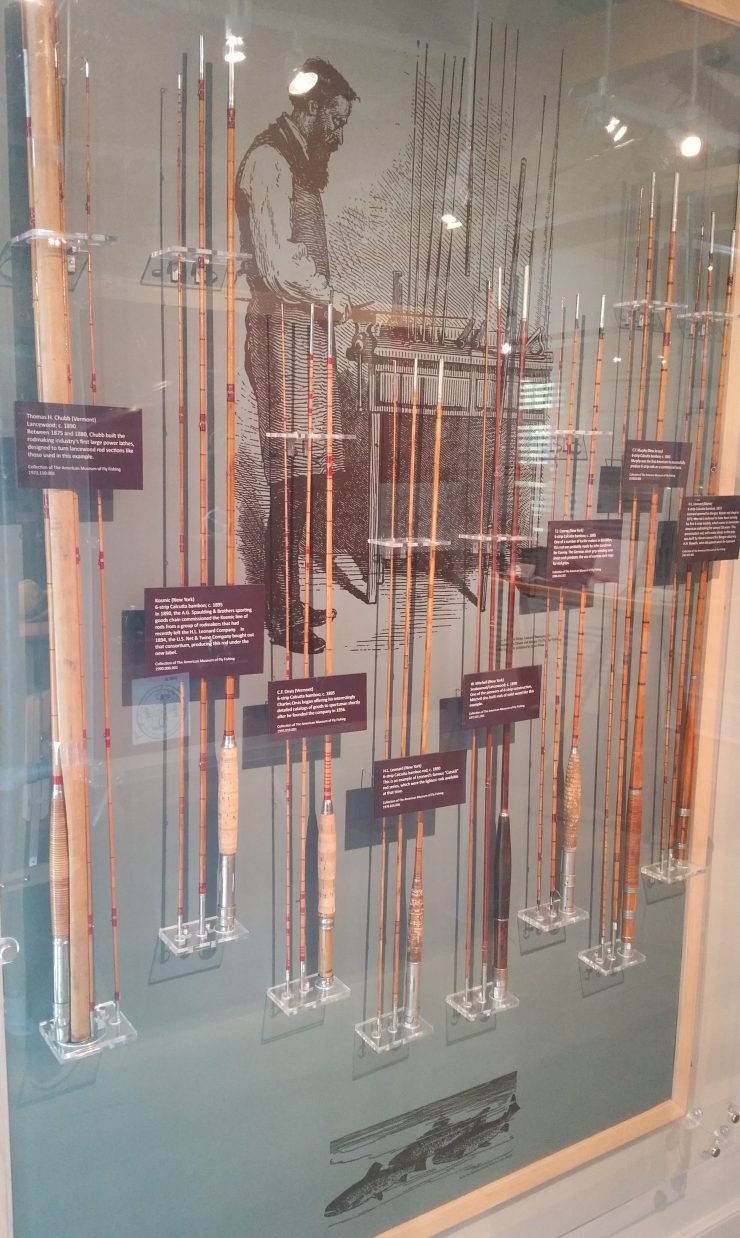Rods in Case - Various makers, American Museum of Fly Fishing