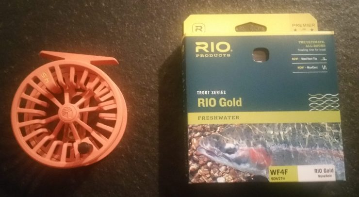 Redington ZERO Reel, RIO Gold Fly Line, fly fishing