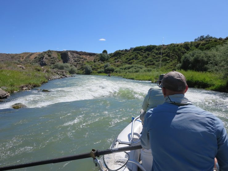 Lower Shoshone River, float trip, north fork anglers, FinFollower